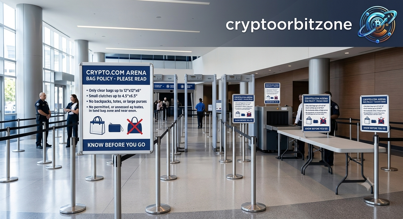 Crypto.com Arena Bag Policy Guide for Events and Games