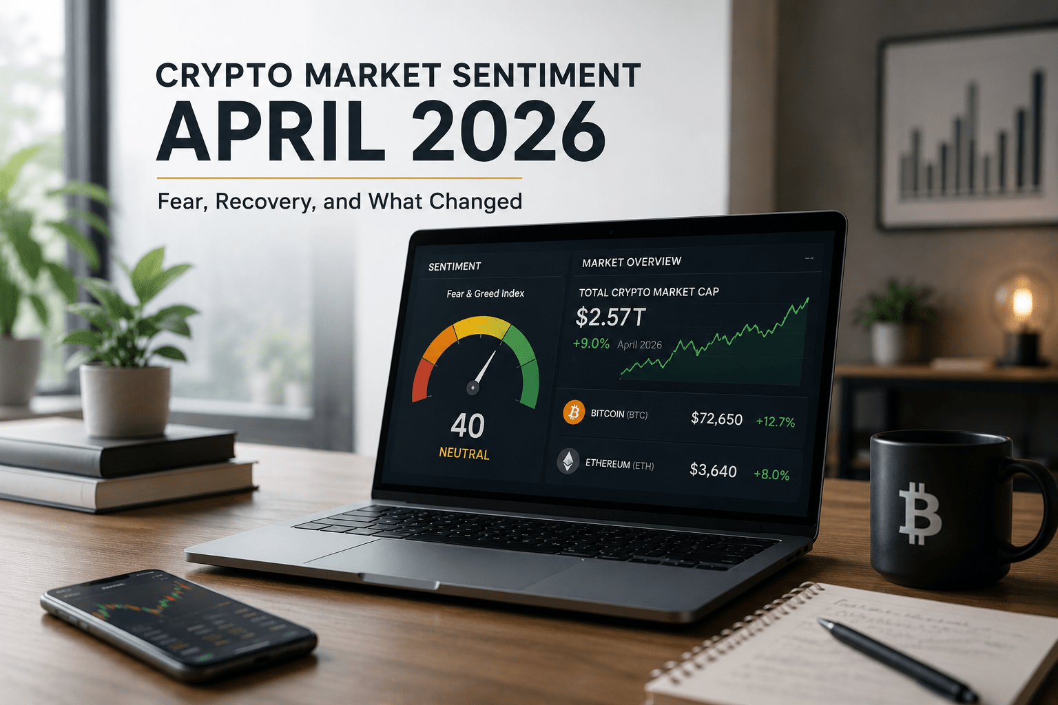 crypto market sentiment April 2026