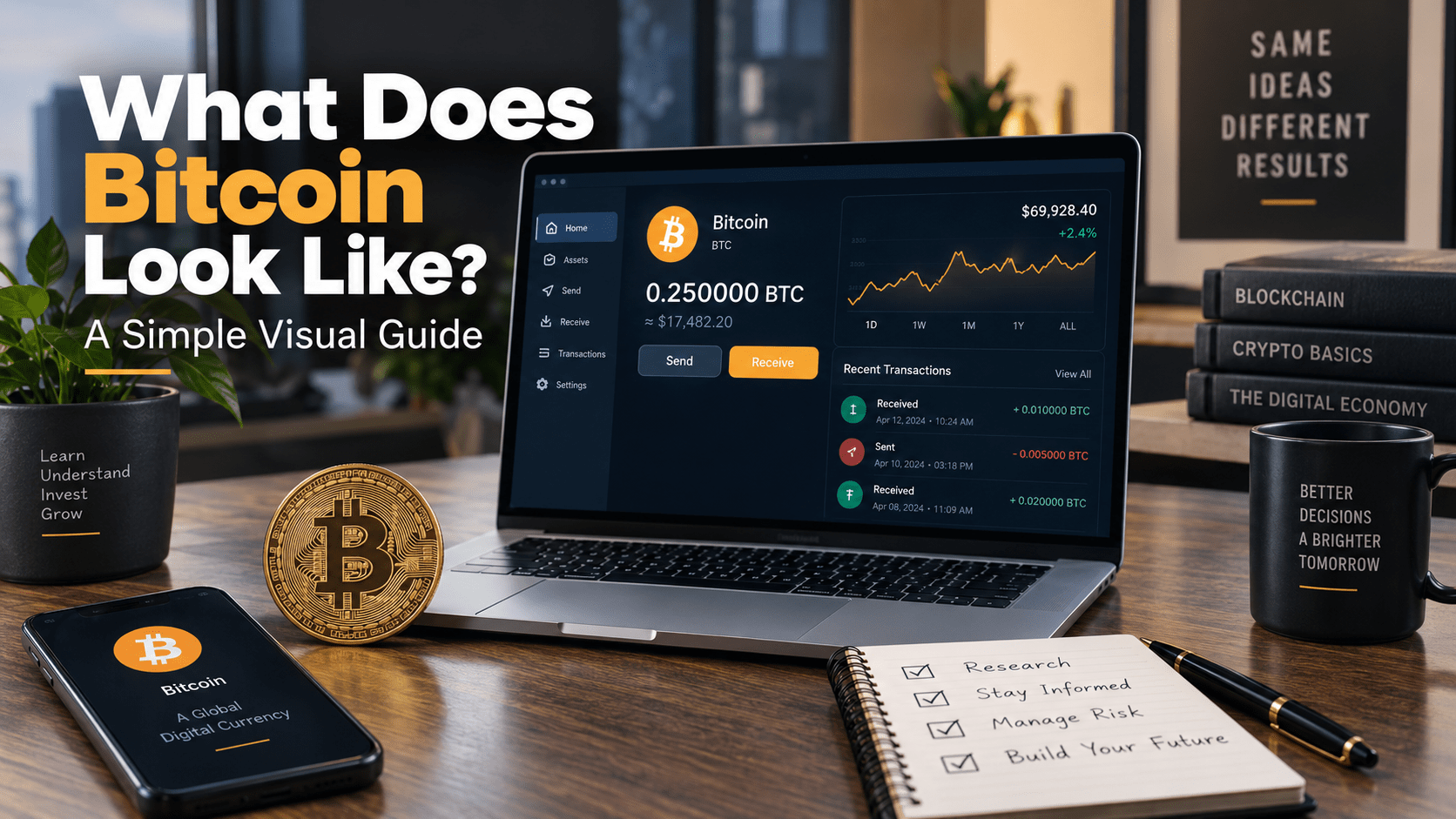 What Does Bitcoin Look Like? A Simple Visual Guide to Bitcoin