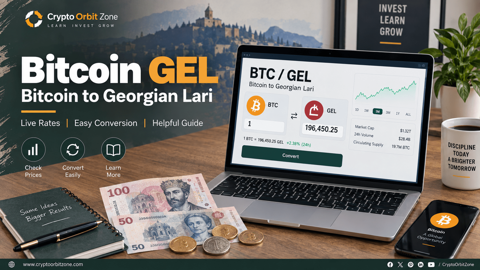 Bitcoin GEL: What BTC/GEL Means and How to Convert Bitcoin to Georgian Lari