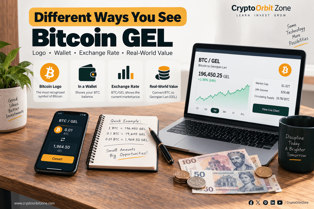 Bitcoin GEL explained through wallet, exchange rate, and Georgian Lari